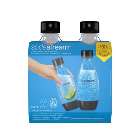 Sodastream SodaStream Clear 0.5 L Carbonator Bottle 2 pk 1748260010